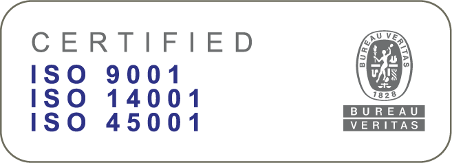 PCC cert: ISO 9001, ISO 14001 and ISO 45001 certificates